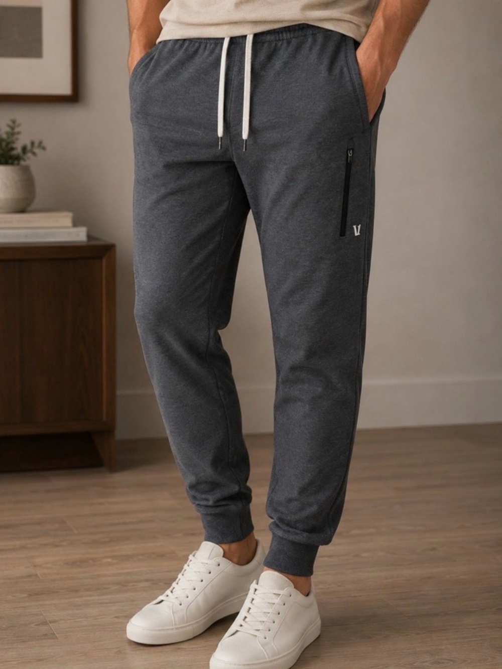 Vuori Men's Sunday Performance Jogger Charcoal Heather